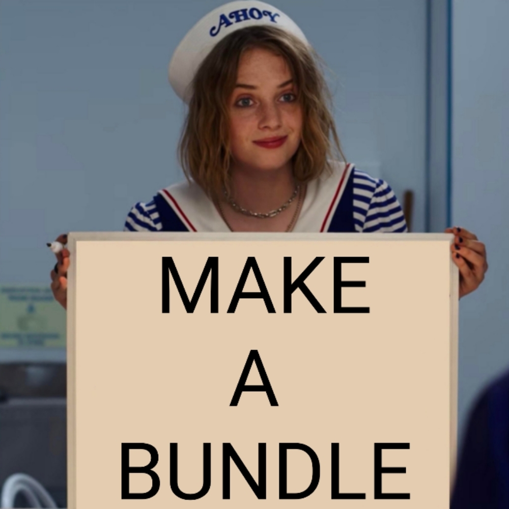 Make a Bundle for discounts! 😁